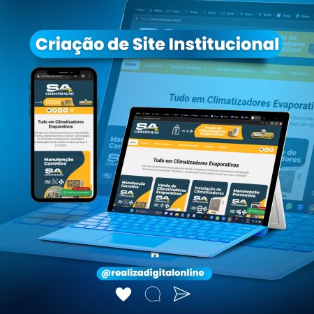 Criação de Site para empresa de Climatização Evaporativa